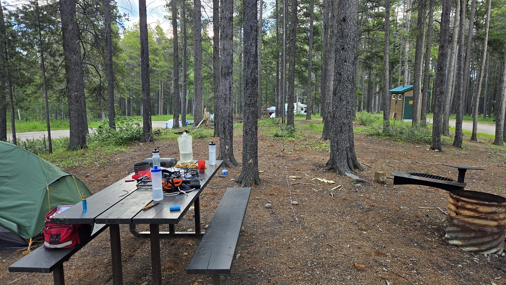 QRP operation in the Cypress Hills of Saskatchewan