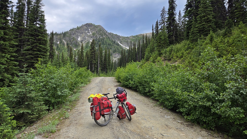 Crossing Gray Creek Pass in British Columbia