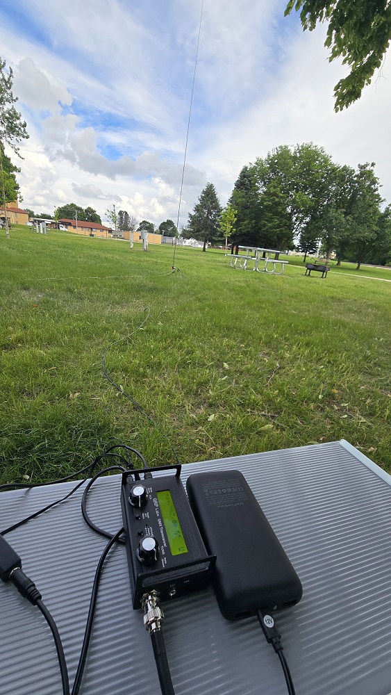 QRP operation in West Bend, IA