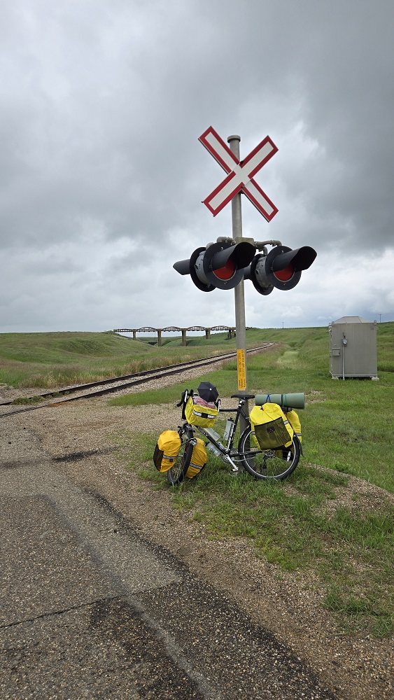 Pretty Pointless Rail Road Bridge in Saskatchewan