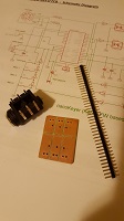 hand crafted adapter for pin spacing of jacks